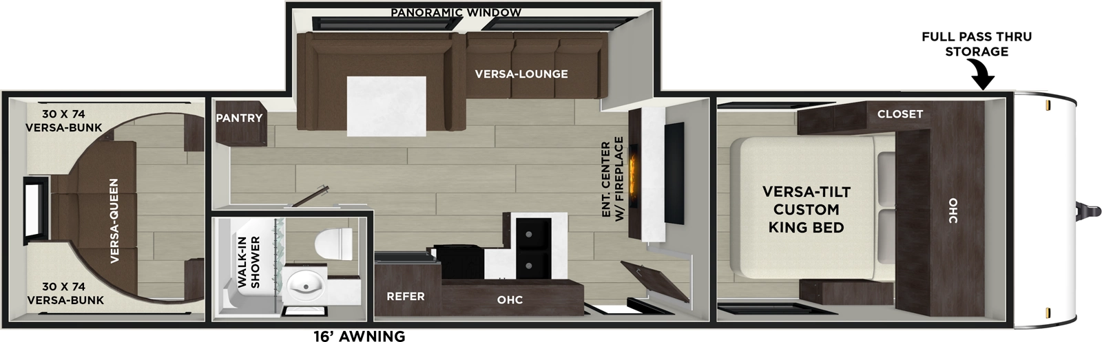 Evo 2985VBX Floorplan